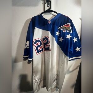 NFL Blue and White Shirt Jacket